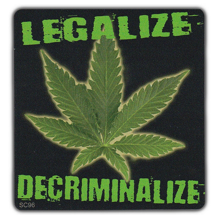 Bumper Sticker - Legalize Decriminalize