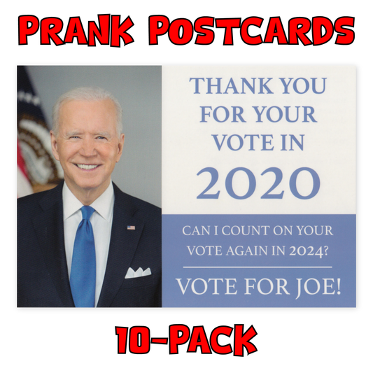Prank Postcards (Joe Biden Vote)