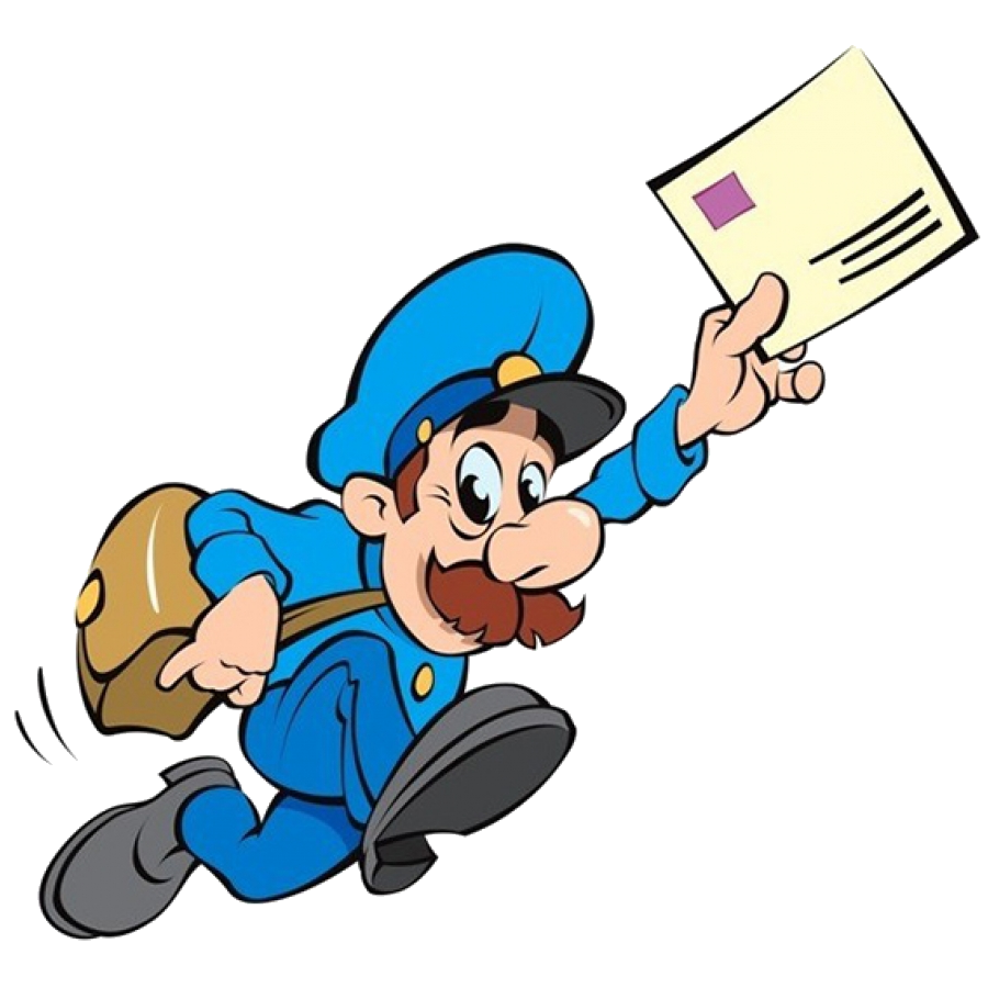 Mailman Graphic Cartoon