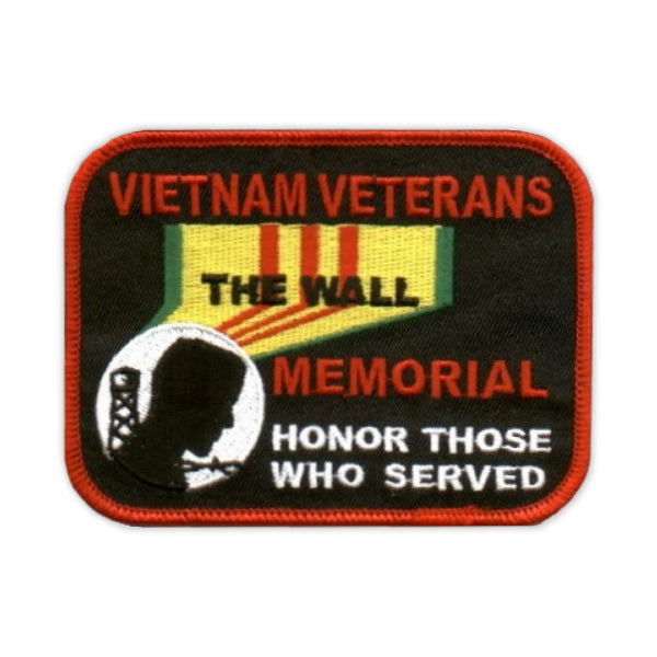 Patch (Sew On), Vietnam Veteran Memorial Wall POW MIA, 4" x 3"