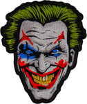 Patch, Embroidered Patch (Iron-On or Sew-On), Cheeky Joker Patch, Crazy Face, Comic Humor, 3.3" x 4"