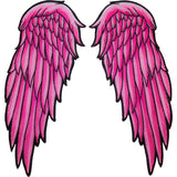 Large Back Patch, Embroidered Patch (Iron-On or Sew-On), Angel Wing Large Back Patch, Set of 2, 8" x 10"