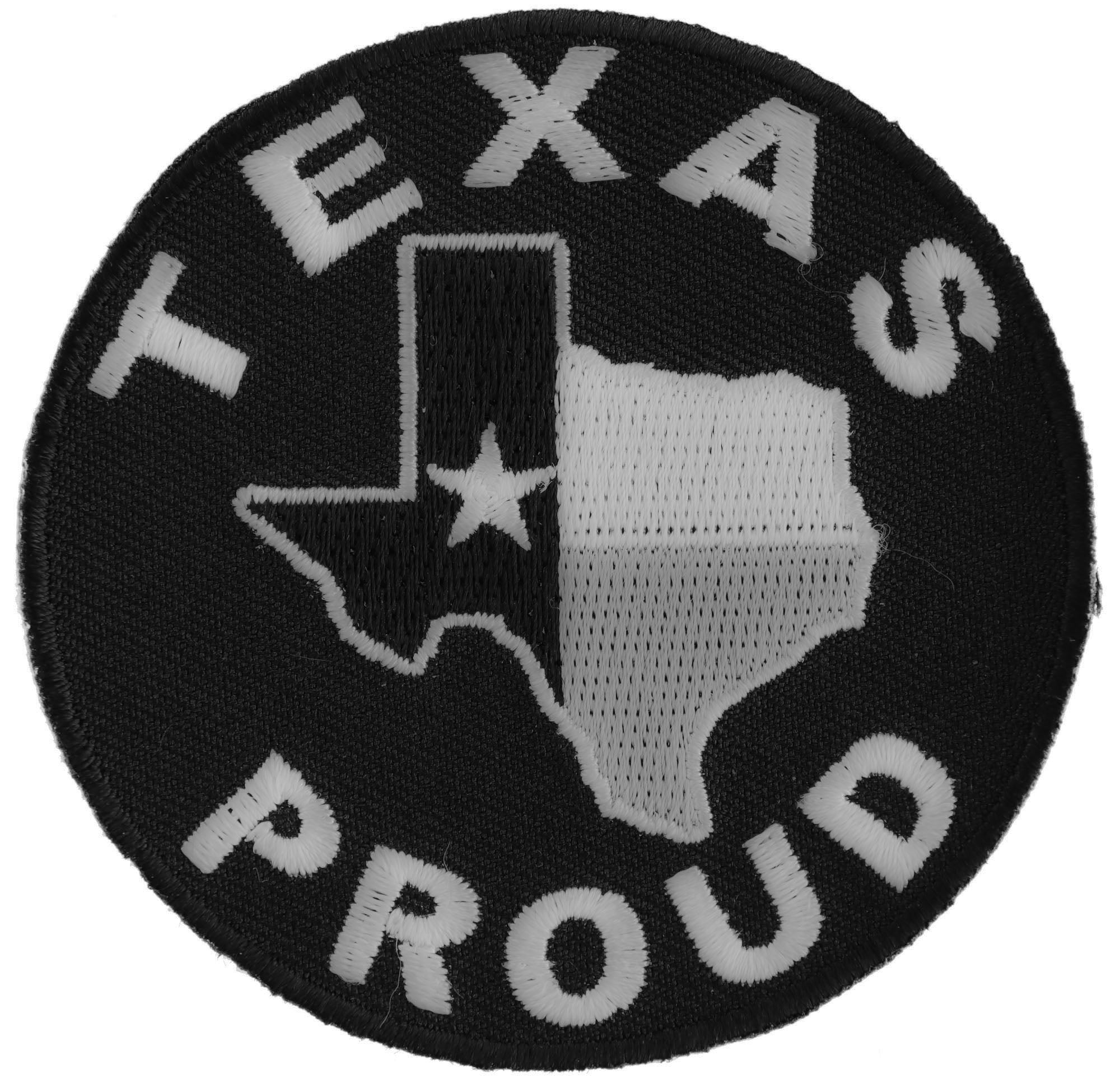 Patch, Embroidered Patch (Iron-On or Sew-On), Texas Proud Patch, Texas Pride Loan Star State, Heart Of Texas Texan Spirit, 3" x 3"