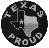 Patch, Embroidered Patch (Iron-On or Sew-On), Texas Proud Patch, Texas Pride Loan Star State, Heart Of Texas Texan Spirit, 3" x 3"