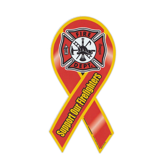 Magnet, Ribbon, Support Firefighters, 4