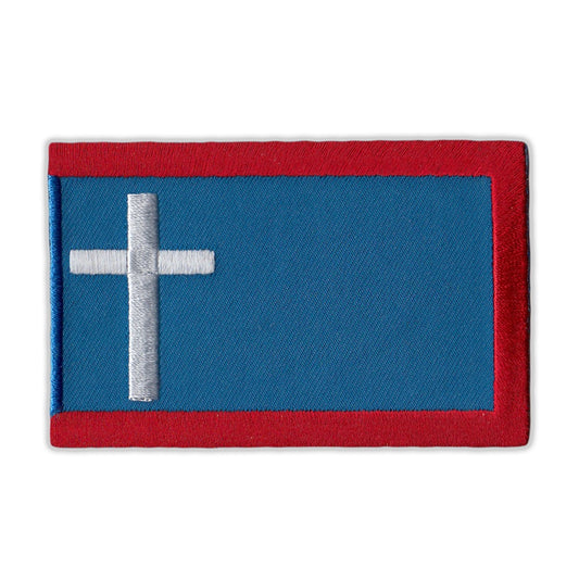 Patch, Embroidered Patch, Missouri Confederate Battle Flag, 3.5