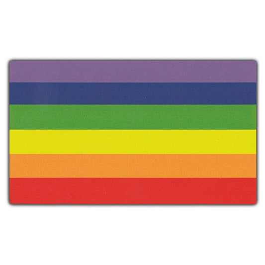 Sticker, Bumper Sticker, Gay Pride Rainbow Flag, 5
