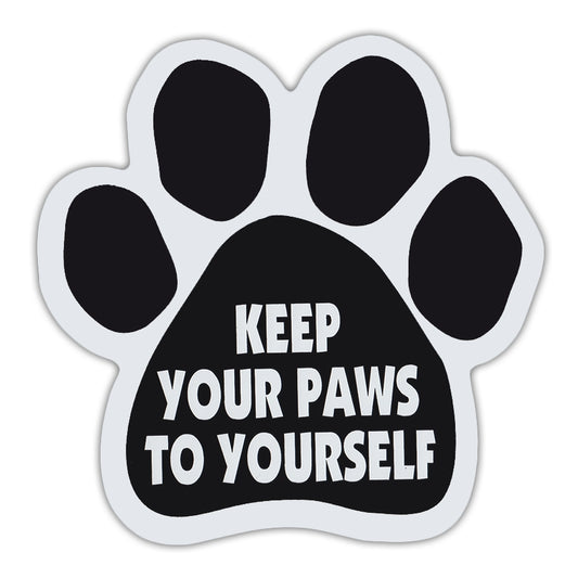 Magnet, Dog Paw, Keep Your Paws To Yourself, 5.5