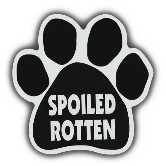 Magnet, Dog Paw, Spoiled Rotten, 5.5