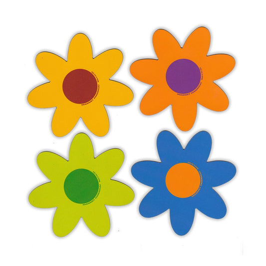 Magnets, Magnet Pack, Set of 4, Pastel Flowers, 4