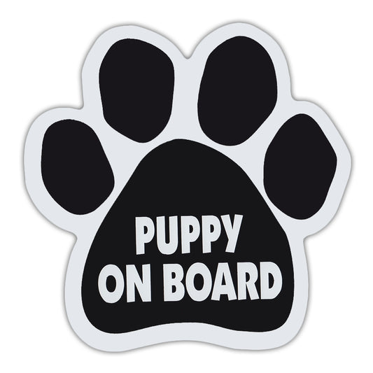 Magnet, Dog Paw, Puppy On Board, 5.5