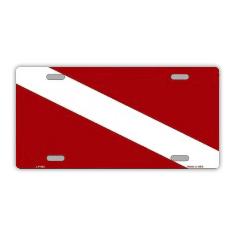 Dive Flag Plate