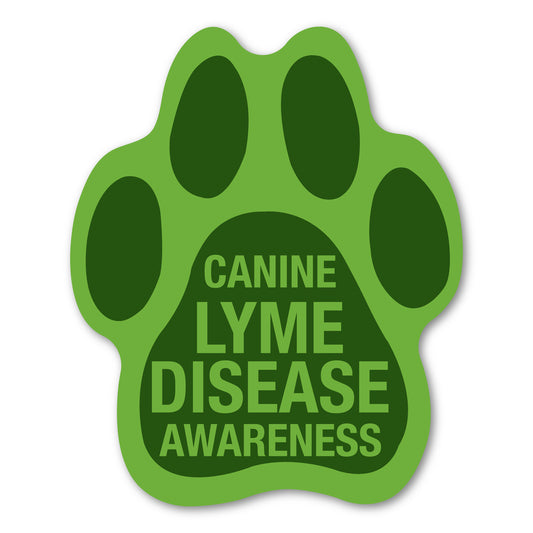 Magnet, Paw Magnet, Canine Lyme Disease Awareness, 4.5