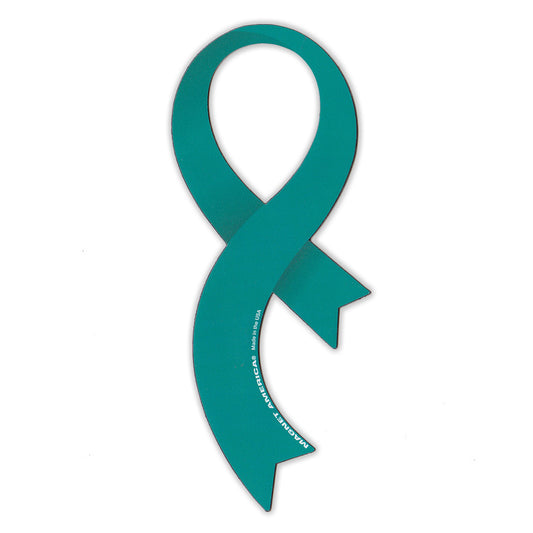 Magnet, Ovarian Cancer Support Ribbon, 6.5