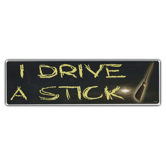 Sticker, Bumper Sticker, I Drive A Stick, 10