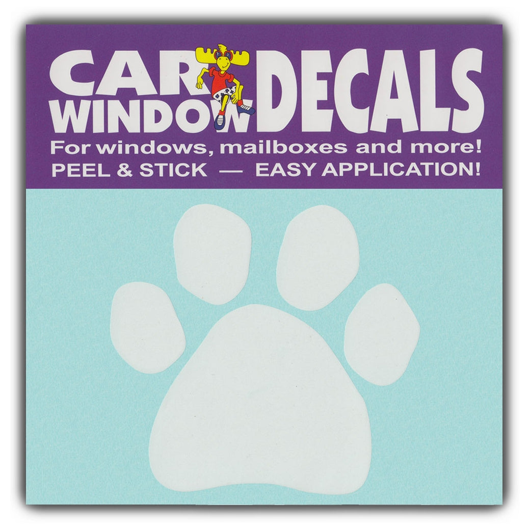 Window Decal - Single Paw (3" Wide)