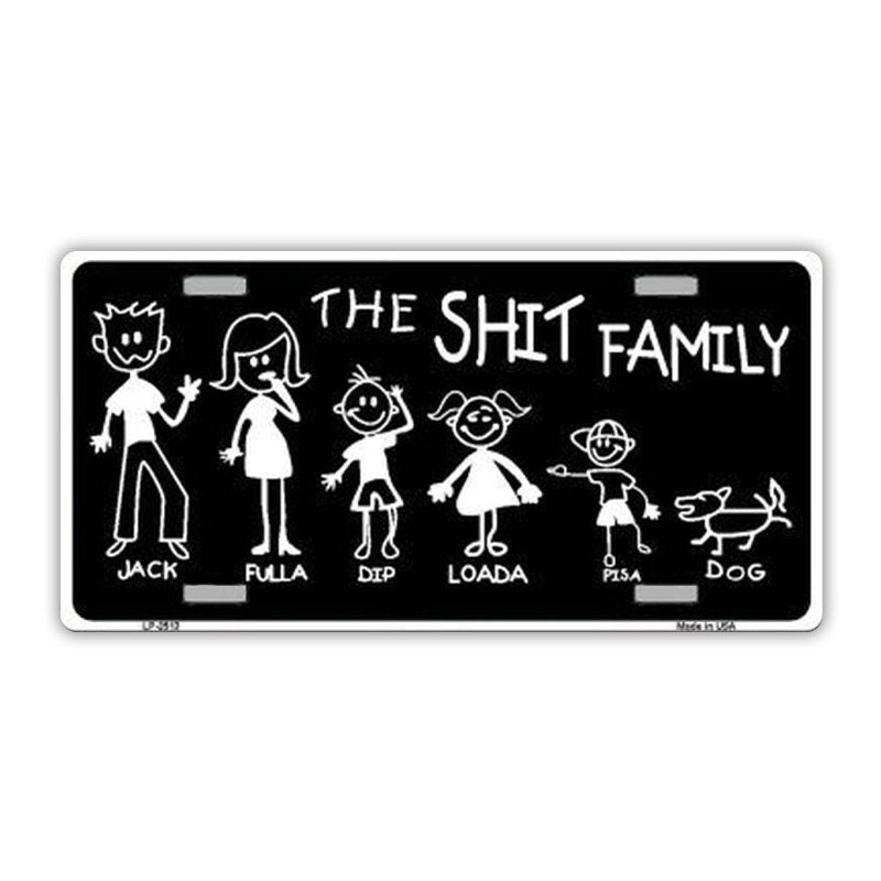 The Shit Family Plate