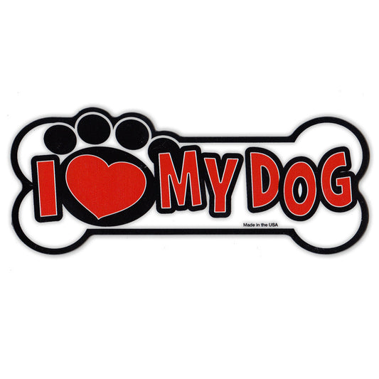 Magnet, I Love My Dog, 5.75
