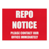 Prank Postcards (25-Pack, Fake Repo Notice)