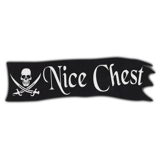 Sticker, Bumper Sticker, Nice Chest,  10