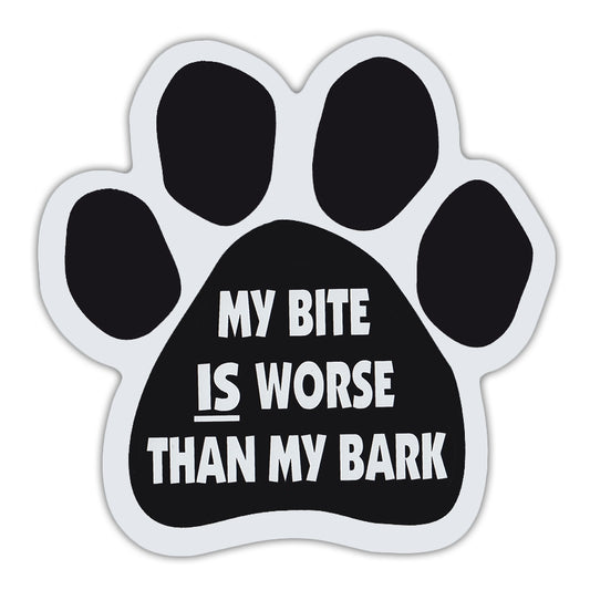 Magnet, Dog Paw, My Bite Is Worse Than My Bark, 5.5