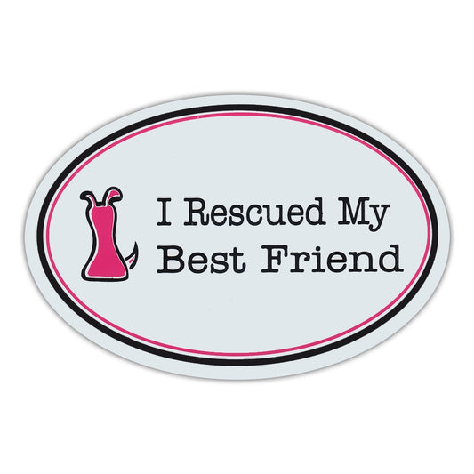 Magnet, Oval, I Rescued My Best Friend, 6
