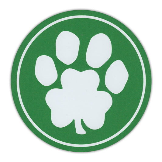Magnet, Dog Paw Clover, 4.5