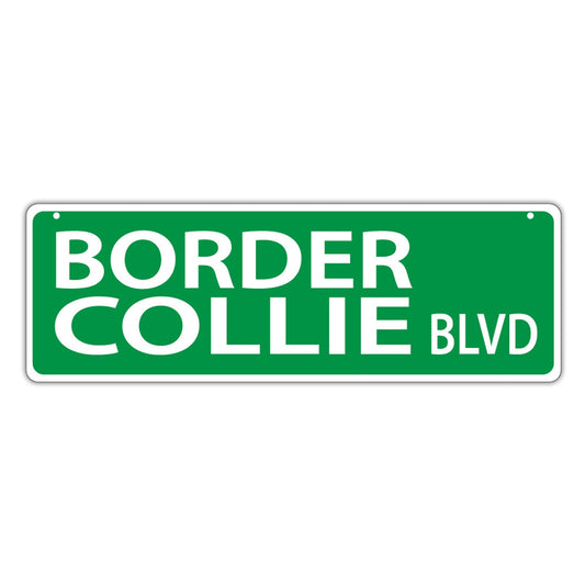 Street Sign, Plastic, Border Collie Court, 17