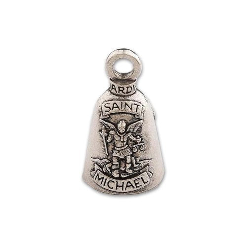 Guardian Bell, Metal, Saint Michael, Patron Saint of Law Enforcement, Motorcycle Good Luck Bell, .75
