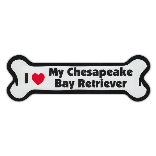 Magnet, Dog Bone, I Love My Chesapeake Bay Retriever, 7