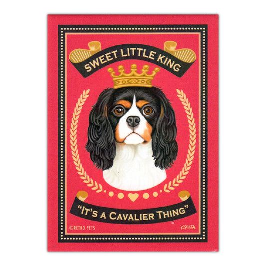 Magnet, Refrigerator Magnet, Sweet Little King It's A Cavalier Thing, 2.5
