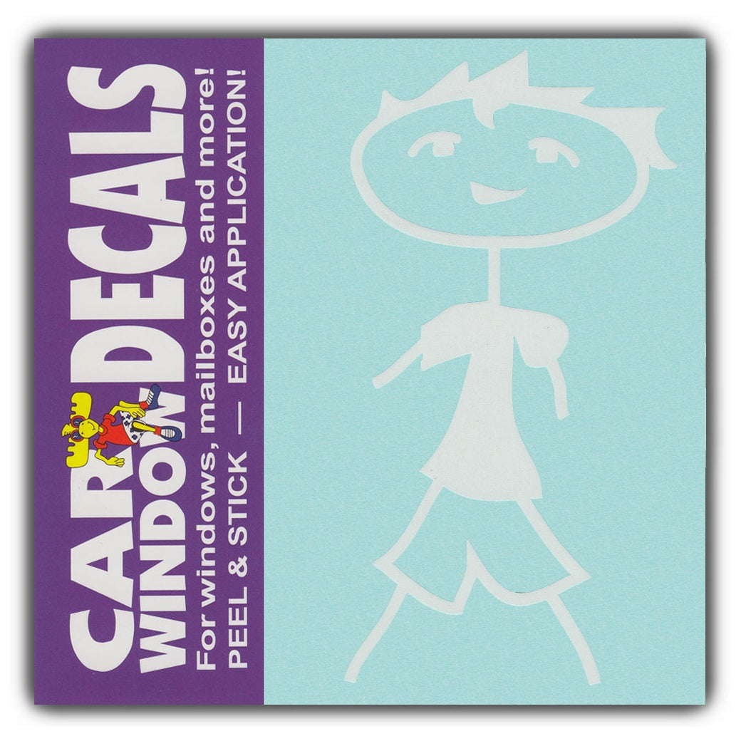 Window Decal - Teen Boy (4" Tall)