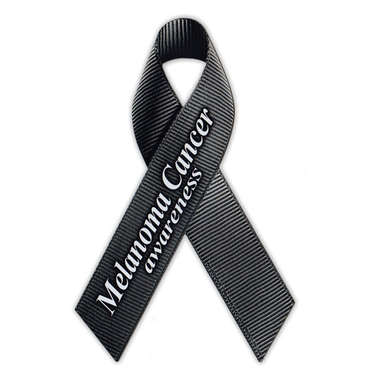 Magnet, Ribbon, Melanoma Cancer Awareness, 4.25