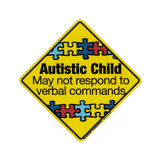 Magnet, Autistic Child Warning, 5.5