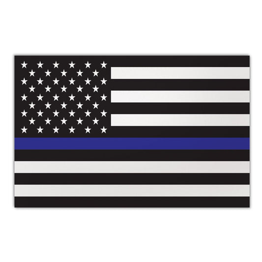 Magnet, Giant Size, Thin Blue Line United States Flag, 12