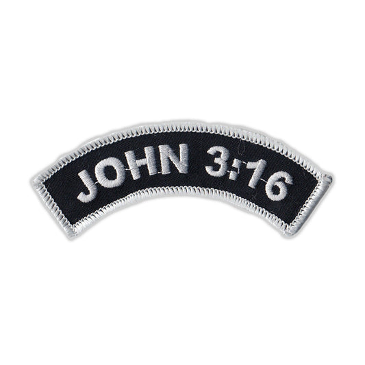 Patch, Embroidered Patch, John 3:16 (Arch), 4