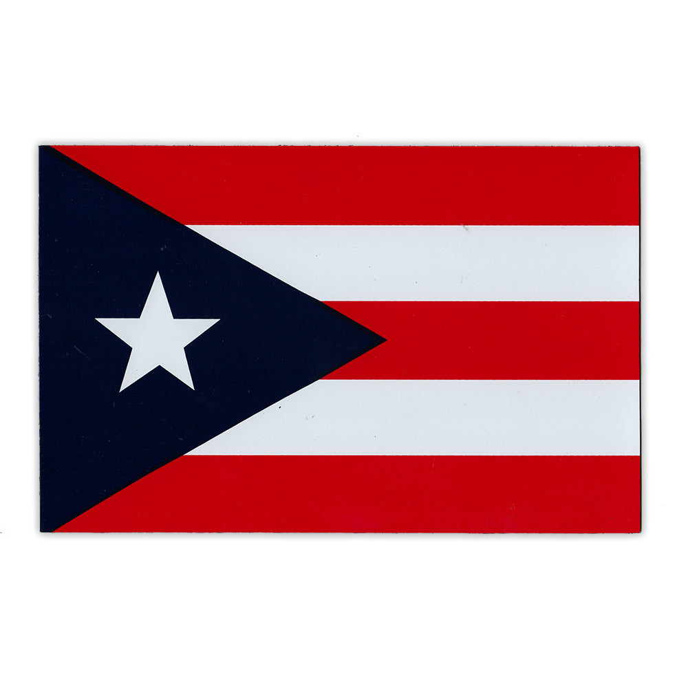 Magnet - Large Size, Puerto Rican Flag (Puerto Rico) (8.5" x 5.5")