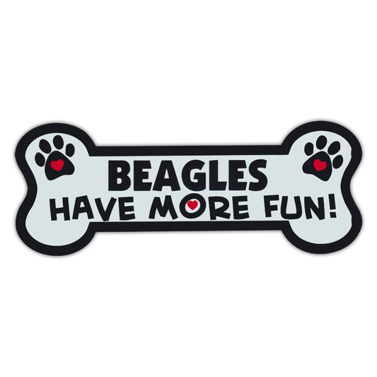 Magnet, Dog Bone, Beagles Have More Fun!, 7.25