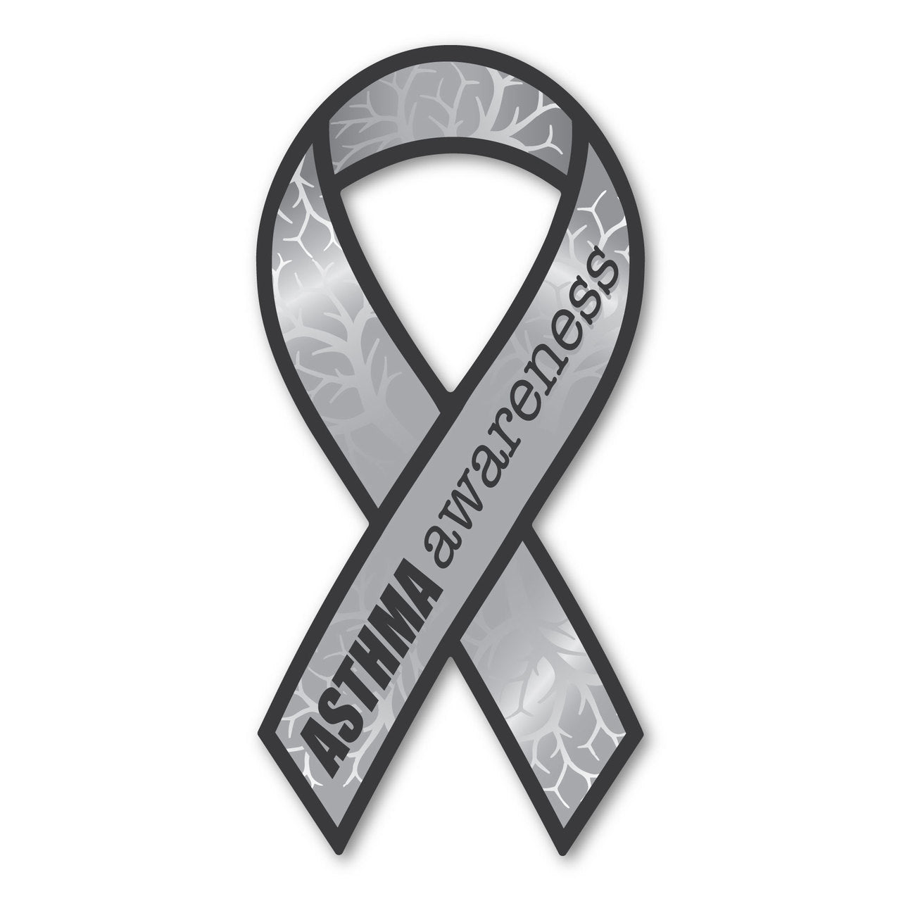 Ribbon Magnet - Asthma Awareness