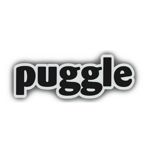 Puggle Sign Puggle Dog - Magnets, Stickers, Signs, Window Decals