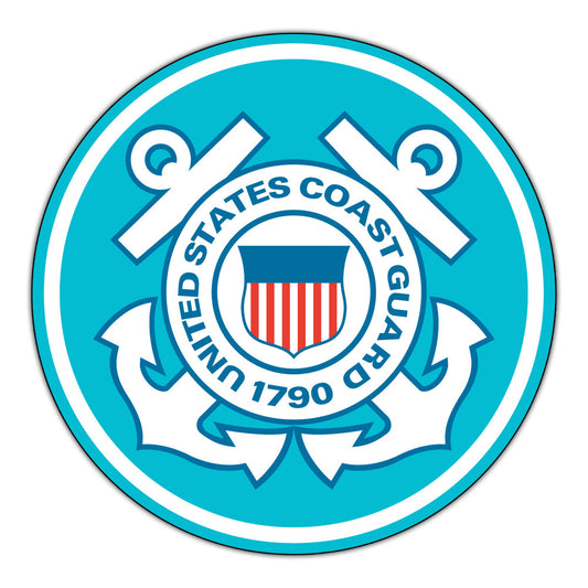 Magnet, Large Door Magnet, United States Coast Guard Official Seal, 11.5