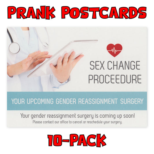 Prank Postcards (Sex Change)