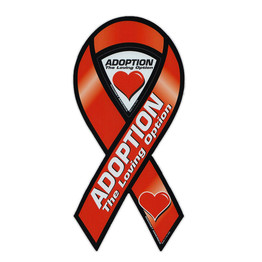 Magnet, Ribbon, Adoption, The Loving Option, 4