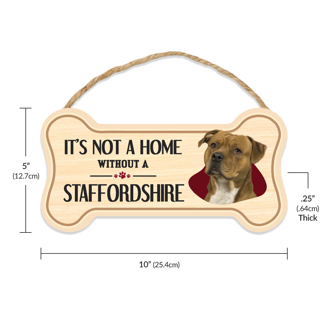 Dog Bone Sign Dimensions