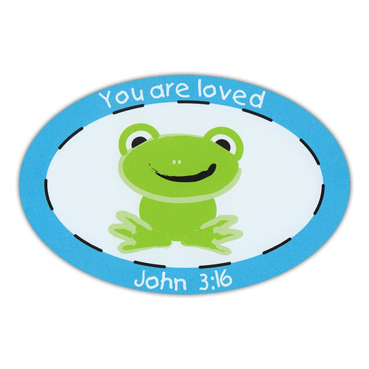 Magnet, Oval, You Are Loved (John 3:16), 6