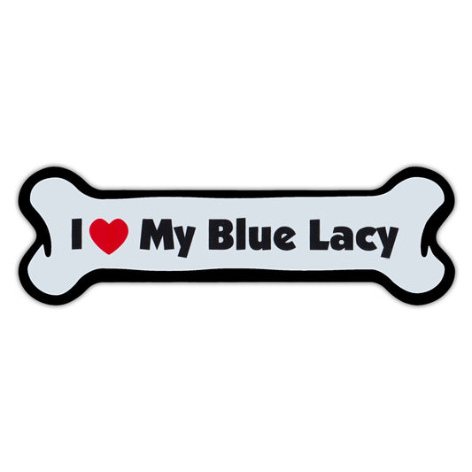 Magnet, Dog Bone, I Love My Blue Lacy, 7