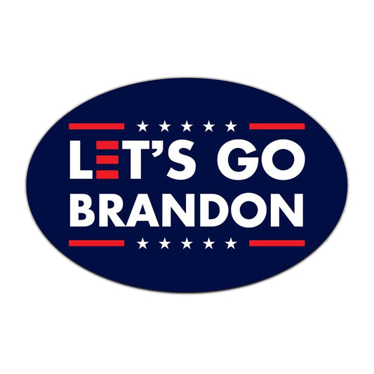 Magnet, Oval, Let's Go Brandon! (Anti Joe Biden), 6