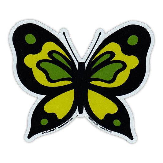 Magnet, Yellow/Green Butterfly, 4.75