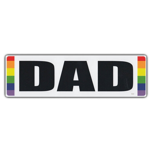 Sticker, Bumper Sticker, Gay Dad, 10