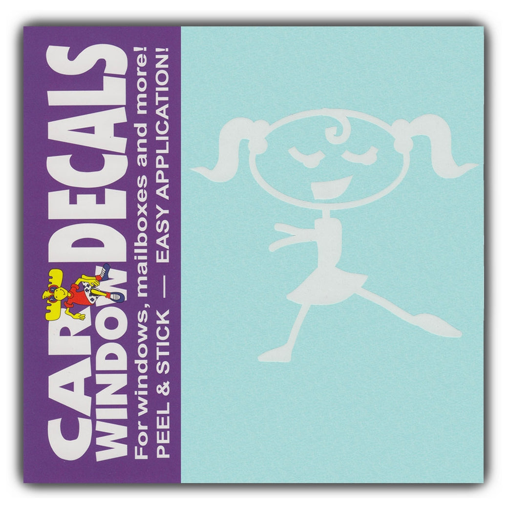 Window Decal - Little Girl (2.5" Tall)